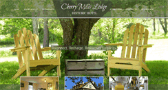 Desktop Screenshot of cherrymillslodge.com